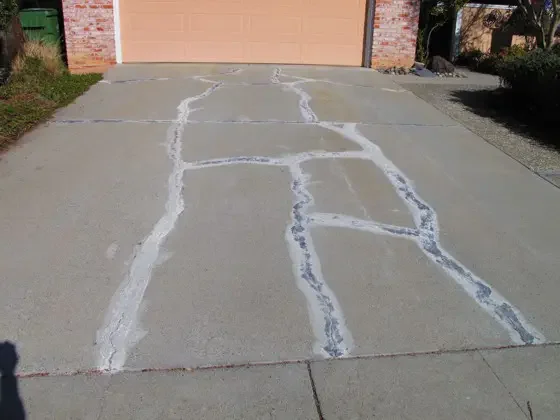 Drive-Way Painting  ( Good for house exterior Curb Appeal )
