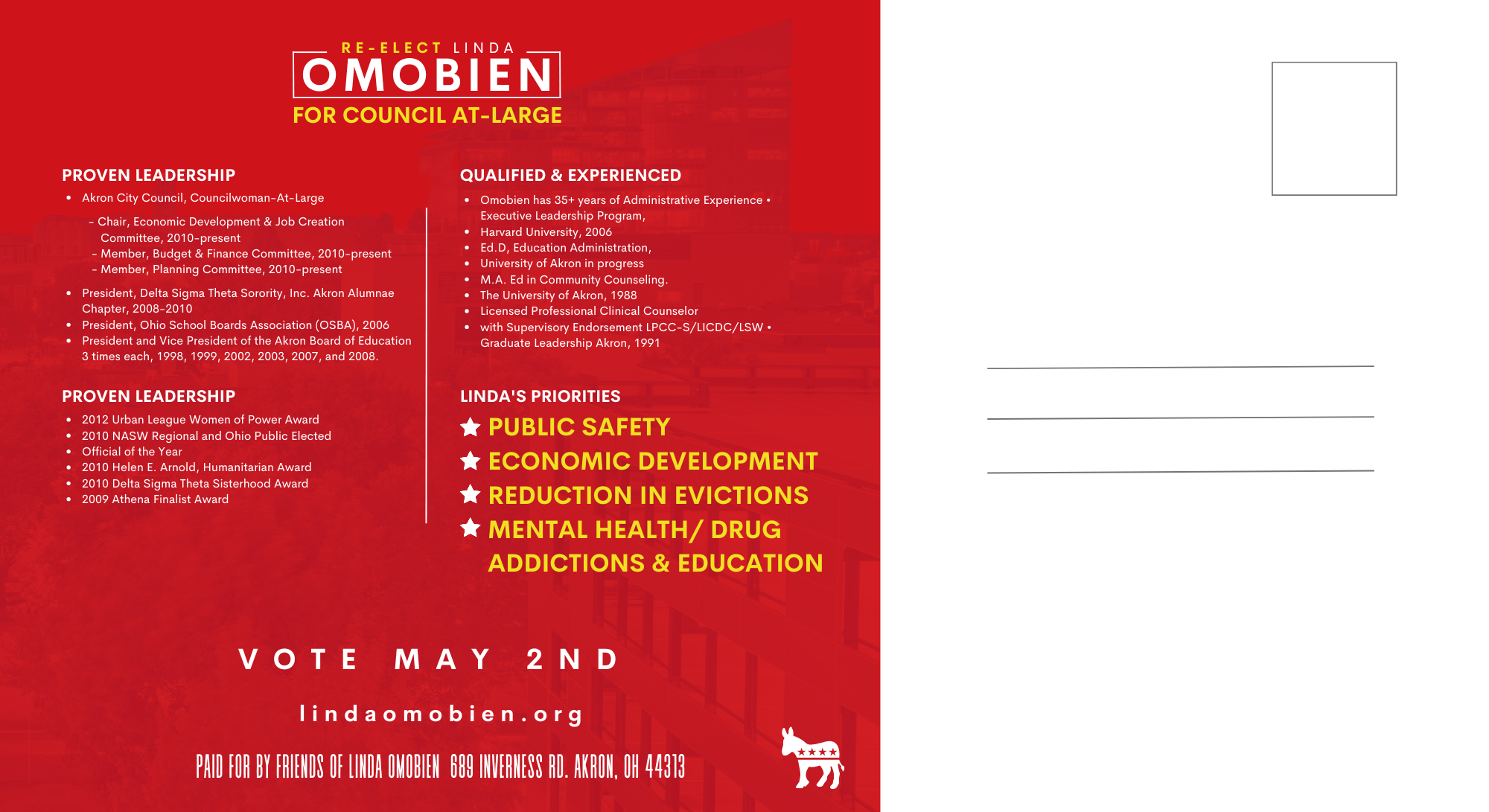 Direct Mailer (Back)