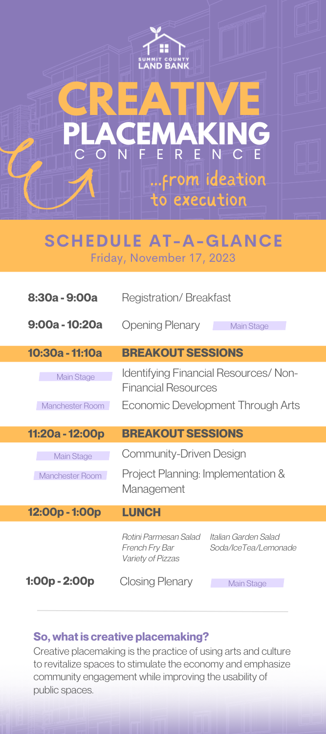 Conference Schedule At-A-Glance