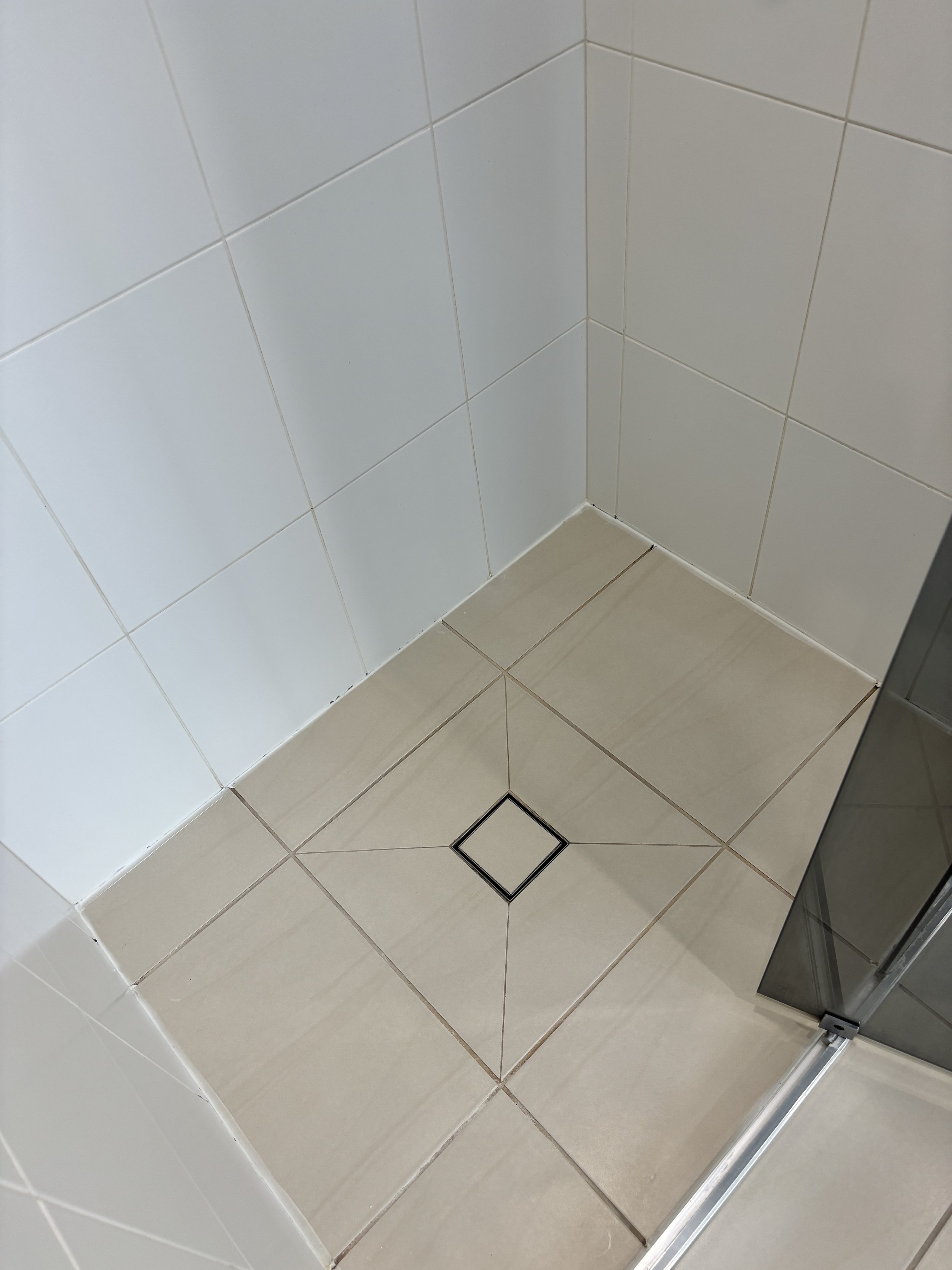 Shower Re-Grout Before