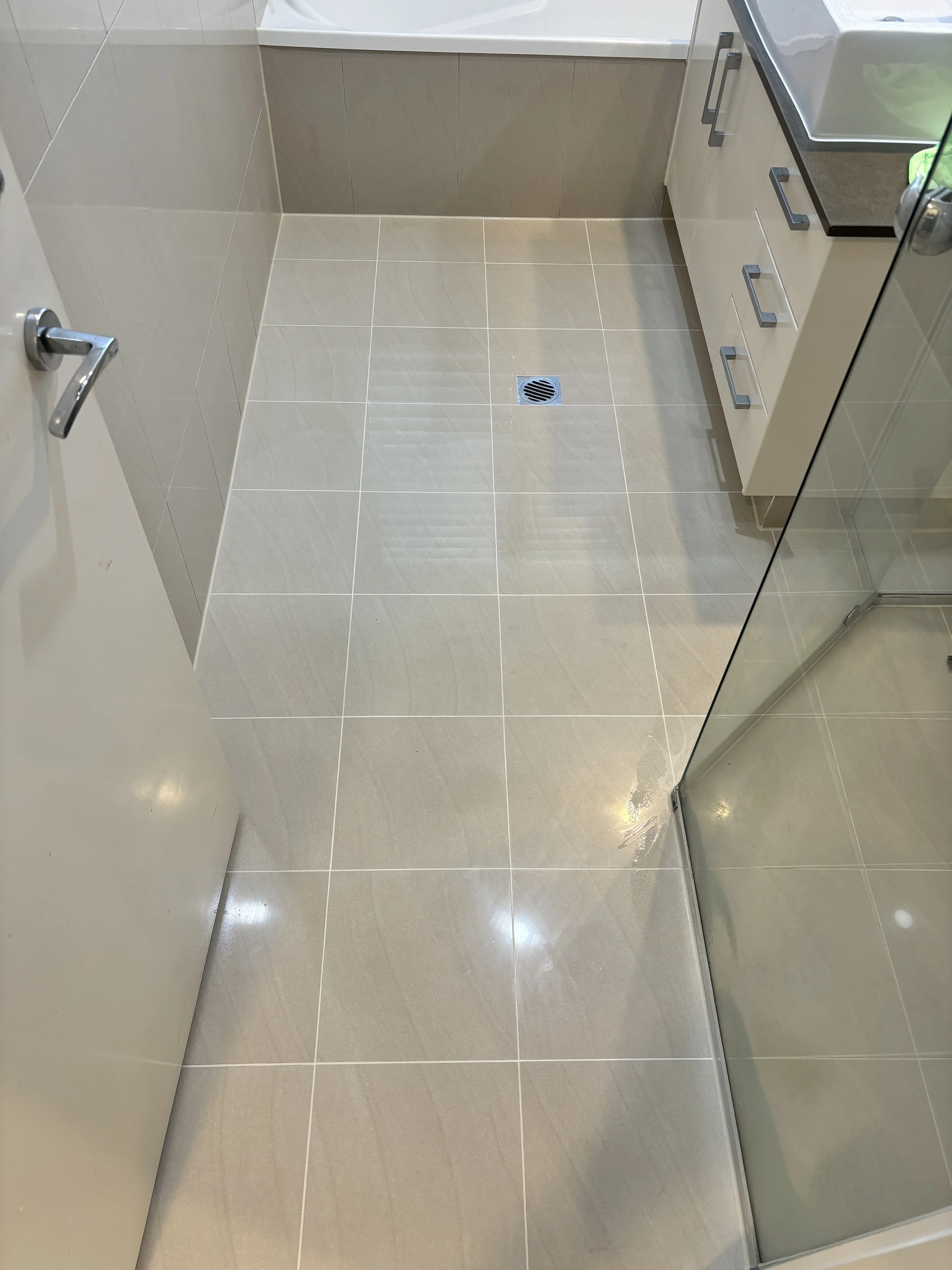 Shower Re-Grout After