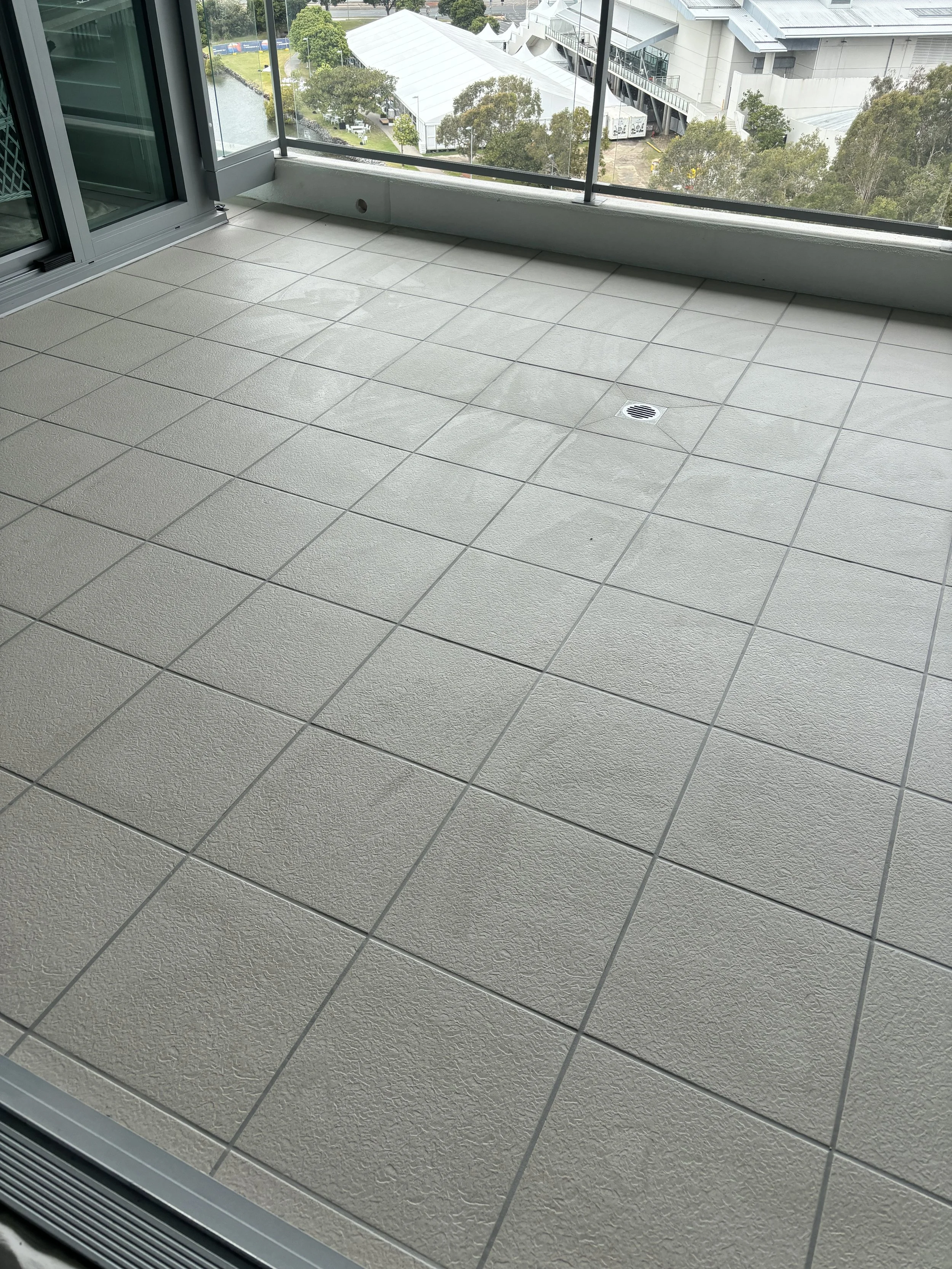 Balcony Re-Grout After