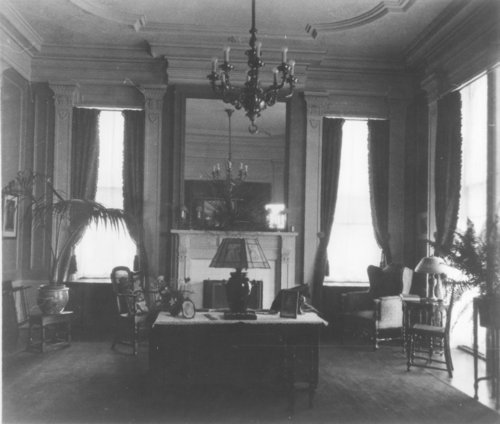Circa 1919 West Parlor 
 Lowden Administration