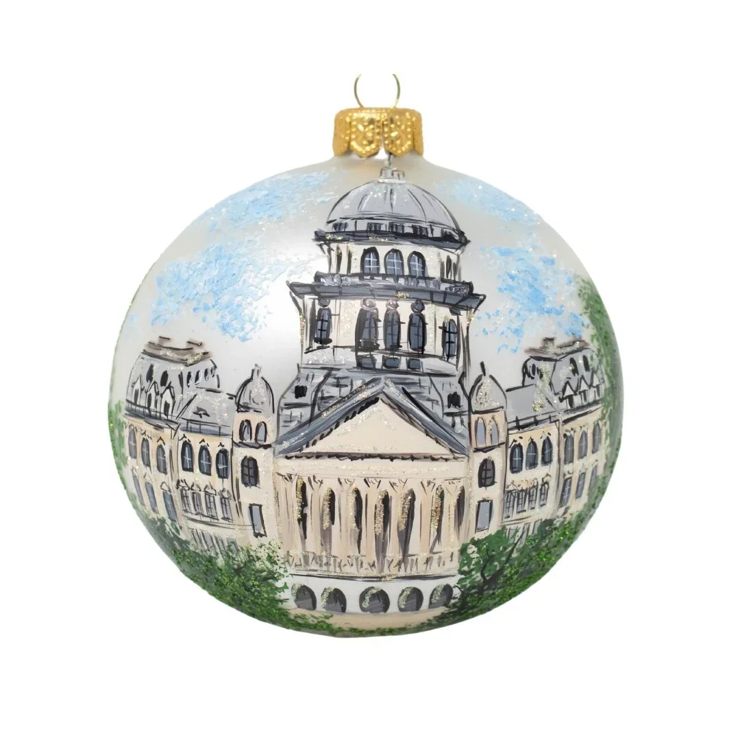 Thomas Glenn Holiday Ornament - Illinois State Capitol