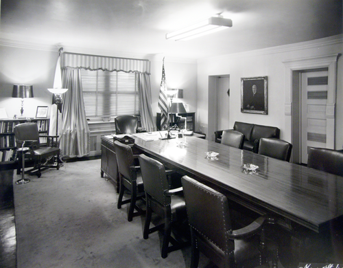1952 Governor's Office (now Governor's Dining Room) 
 Stevenson Administration