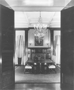 1942 State Dining Room 
 Green Administration