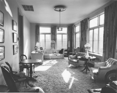 1952
2nd Floor Sitting Room
 Stevenson Administration
