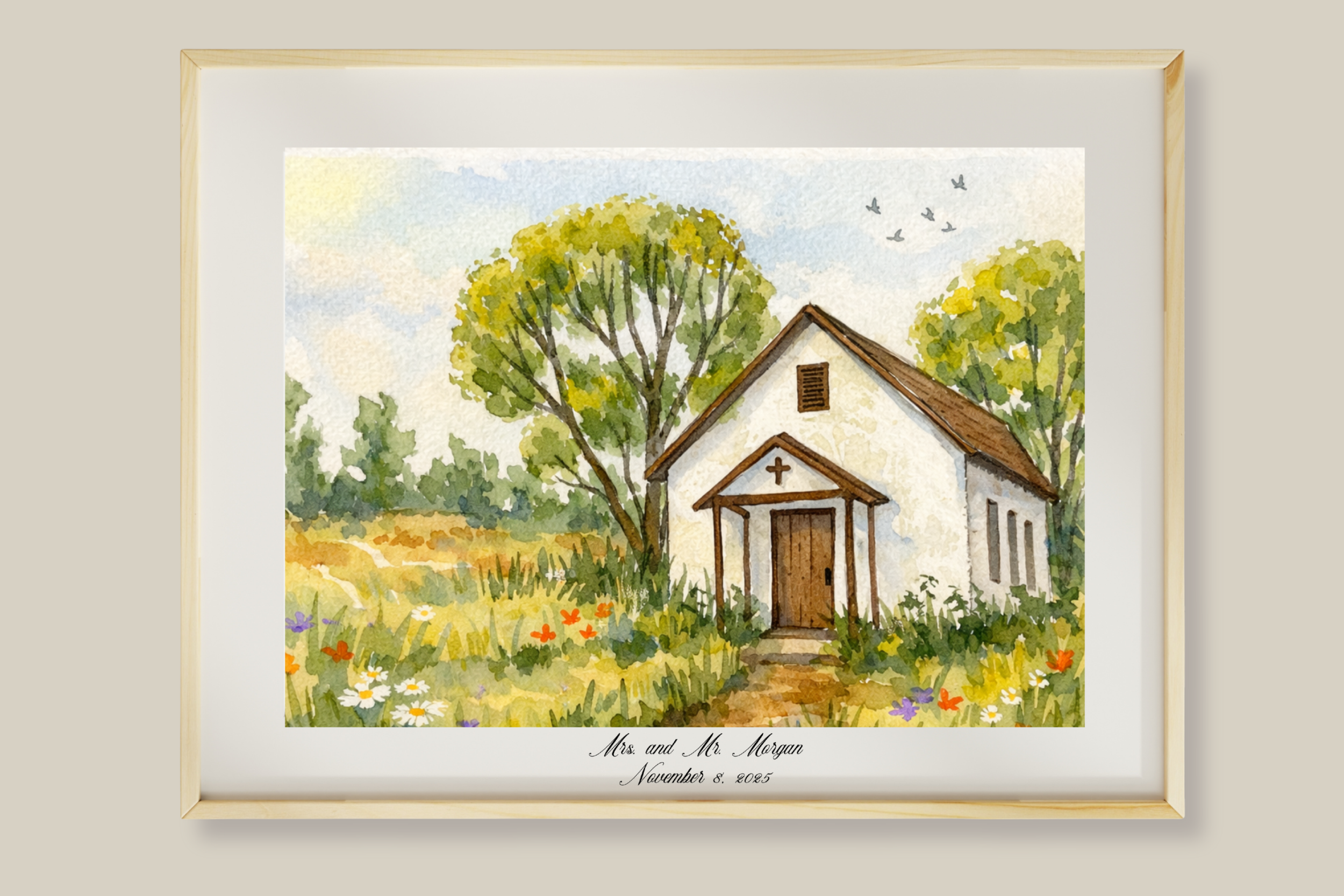 Custom Wedding Venue Illustration