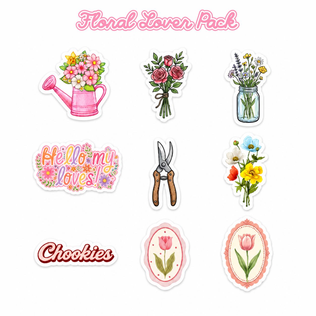 Floral Lover Sticker Pack