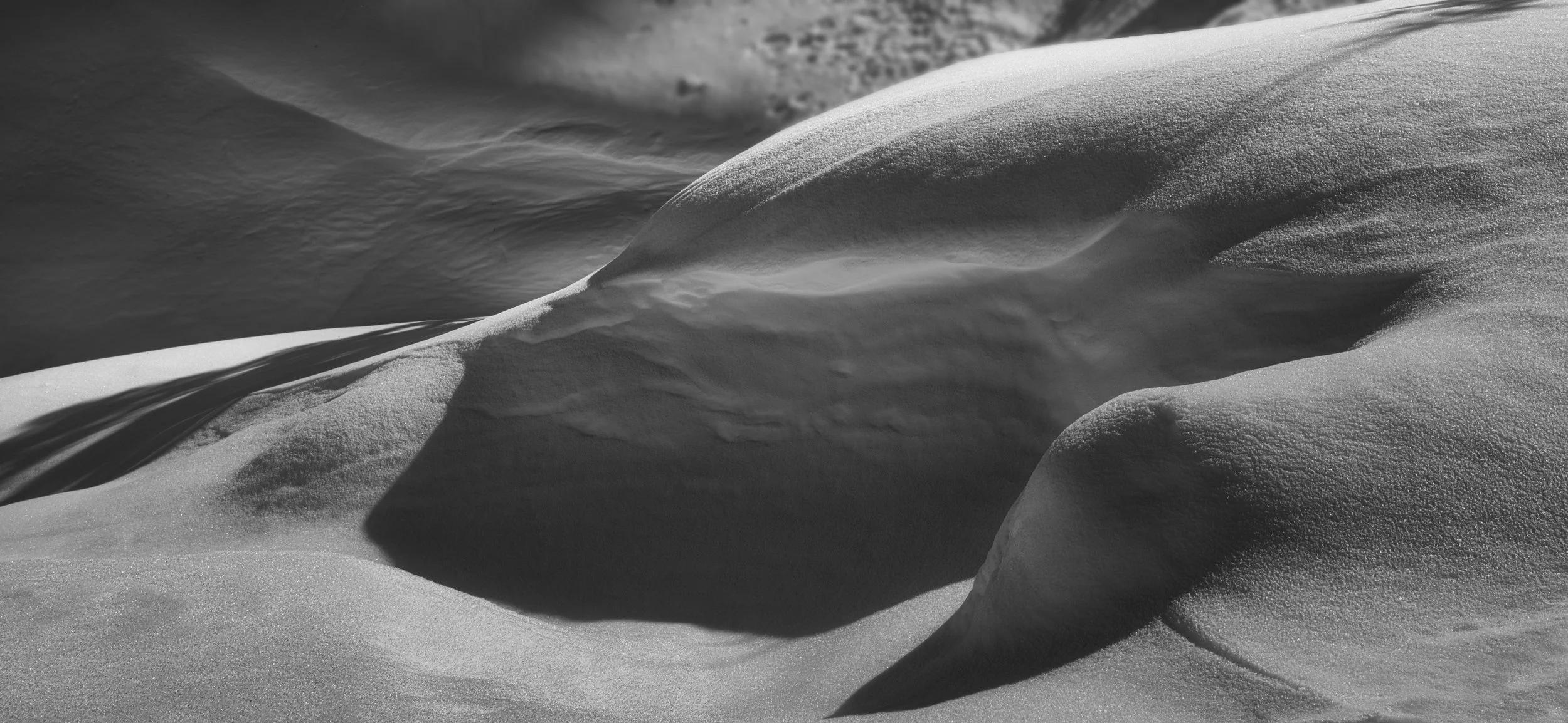 Snow Mound near Donnel Train Tunnel