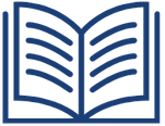 Icon of an open book with visible pages