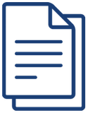 Icon of a document with lines representing text