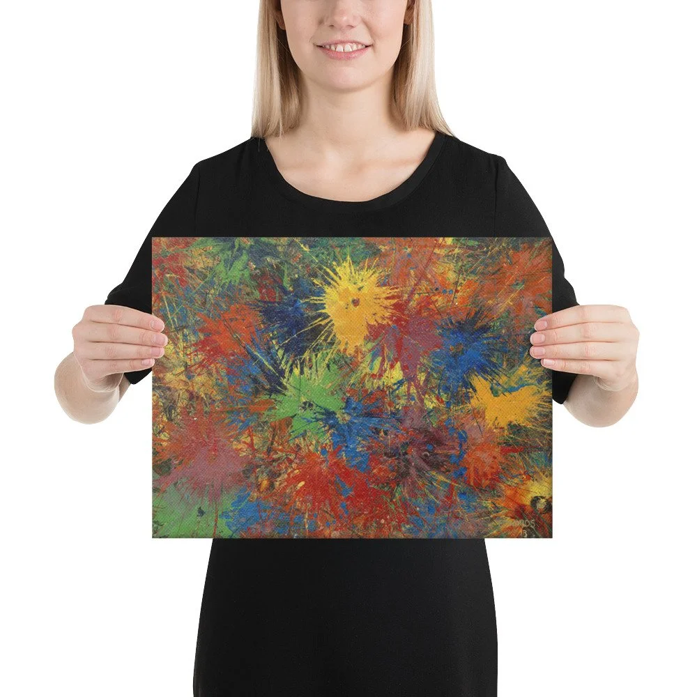 To Think Is Not To Know (#2). Canvas Print.