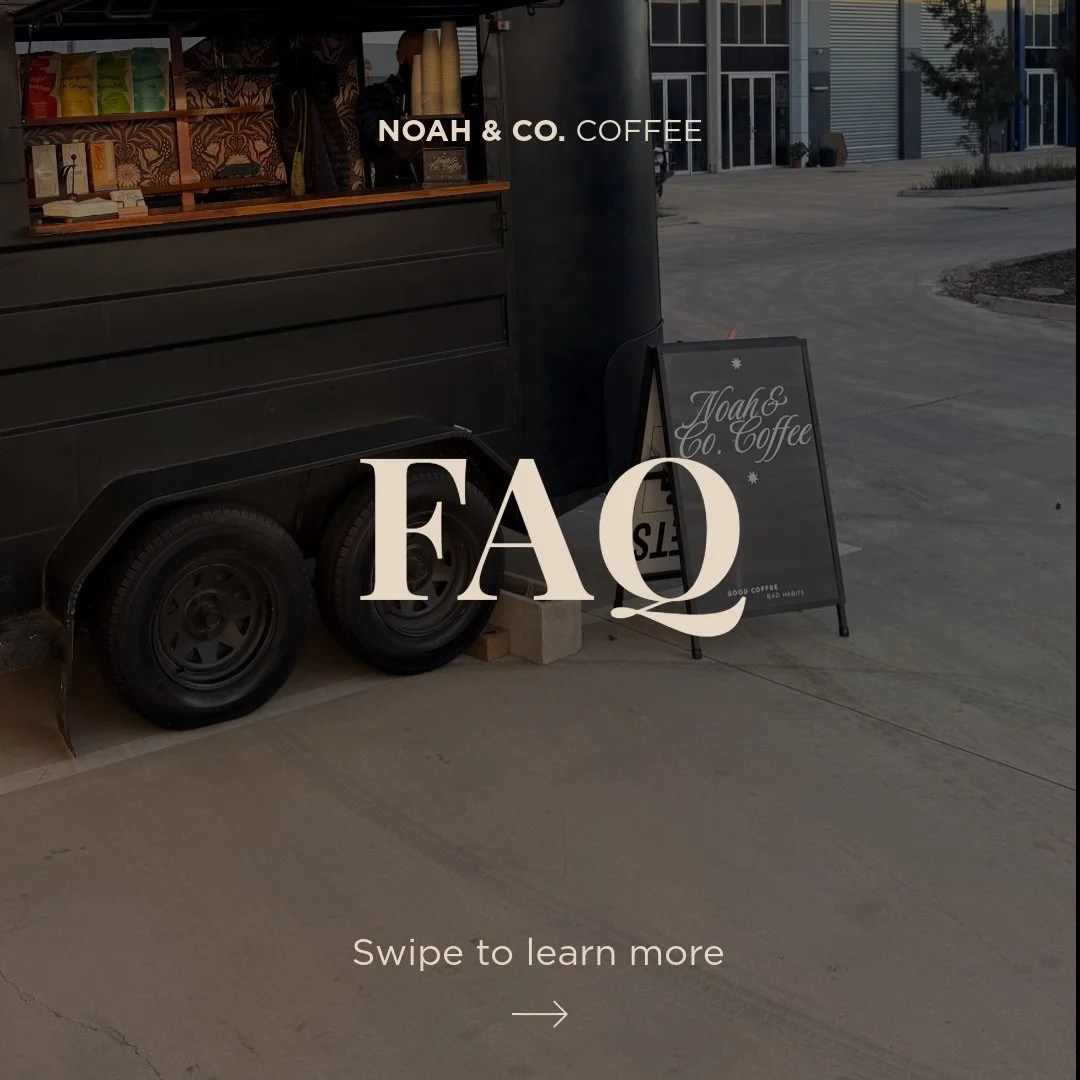 Planning an event and not sure where to start? 

✨ We&rsquo;ve answered some of our most frequently asked questions to make booking your coffee cart a little easier ✨

If your question isn&rsquo;t covered, send us a DM&mdash;we&rsquo;re always happy 