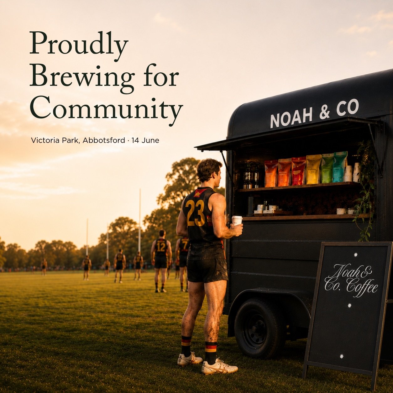Proudly brewing for community 🤎🤘🏽

We&rsquo;re honoured to be serving coffee and matcha at the Reclink Community Cup next Sunday, bringing people together through sport, connection and community.

📍 Victoria Park, Abbotsford
✨Sunday 14 June / Fro