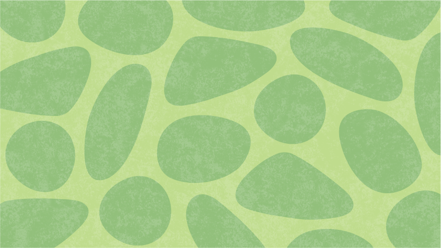 Pattern of light green and dark green irregular shapes on a green background.