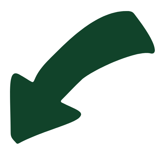 Green downward pointing arrow