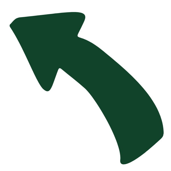 A large green arrow curving to the left.