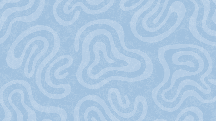 A light blue background with a subtle, wavy, abstract pattern.