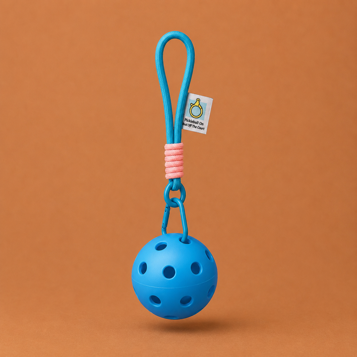 Pickleball Keychain Blue