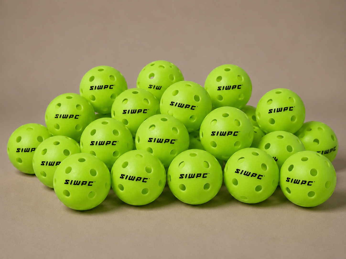 10 Pack Neon Green Outdoor Pickleball Ball