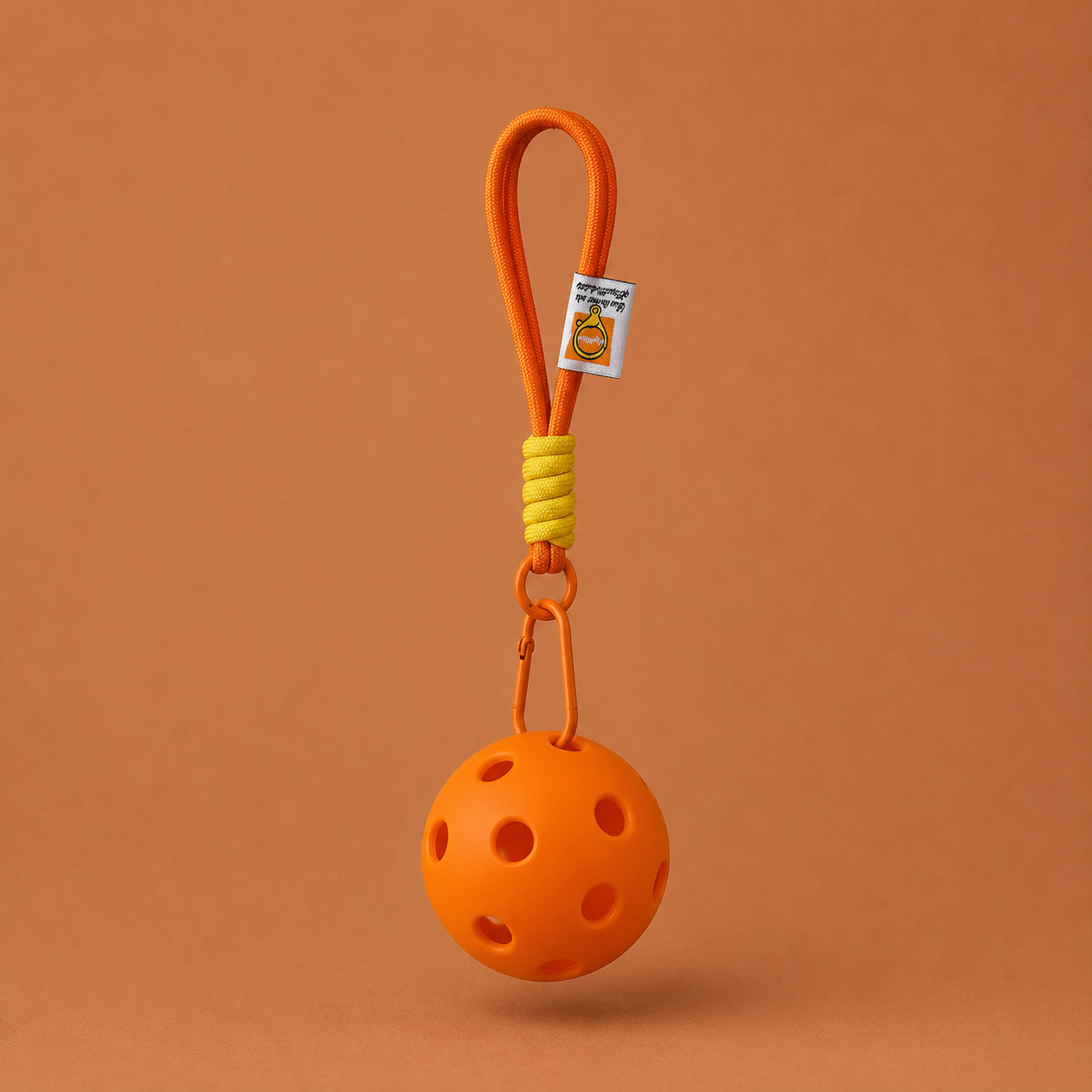 Pickleball Keychain Orange