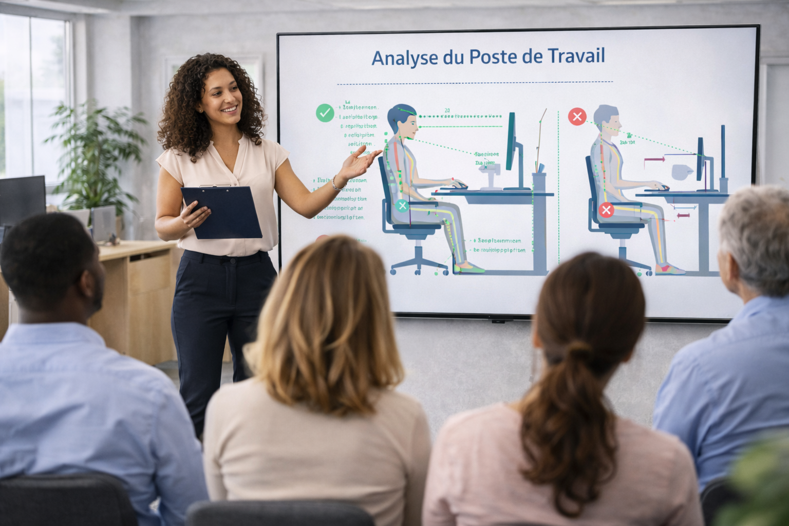 Atelier pratique de prévention avec une équipe