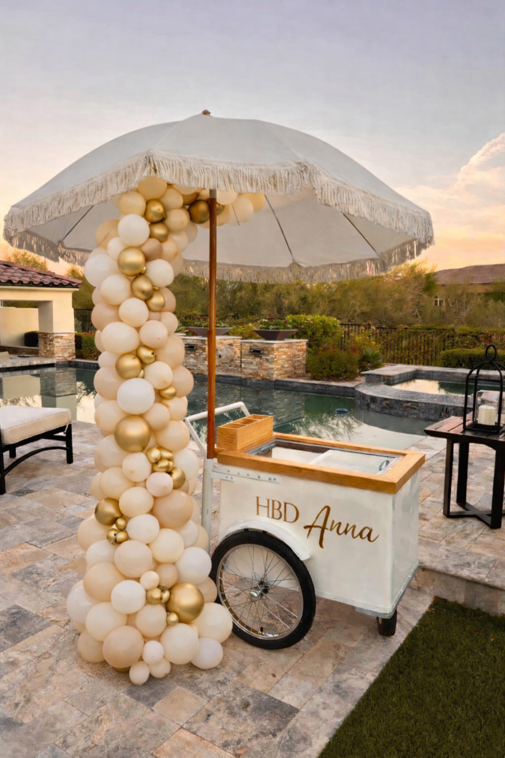 Birthday Mobile Party Cart
