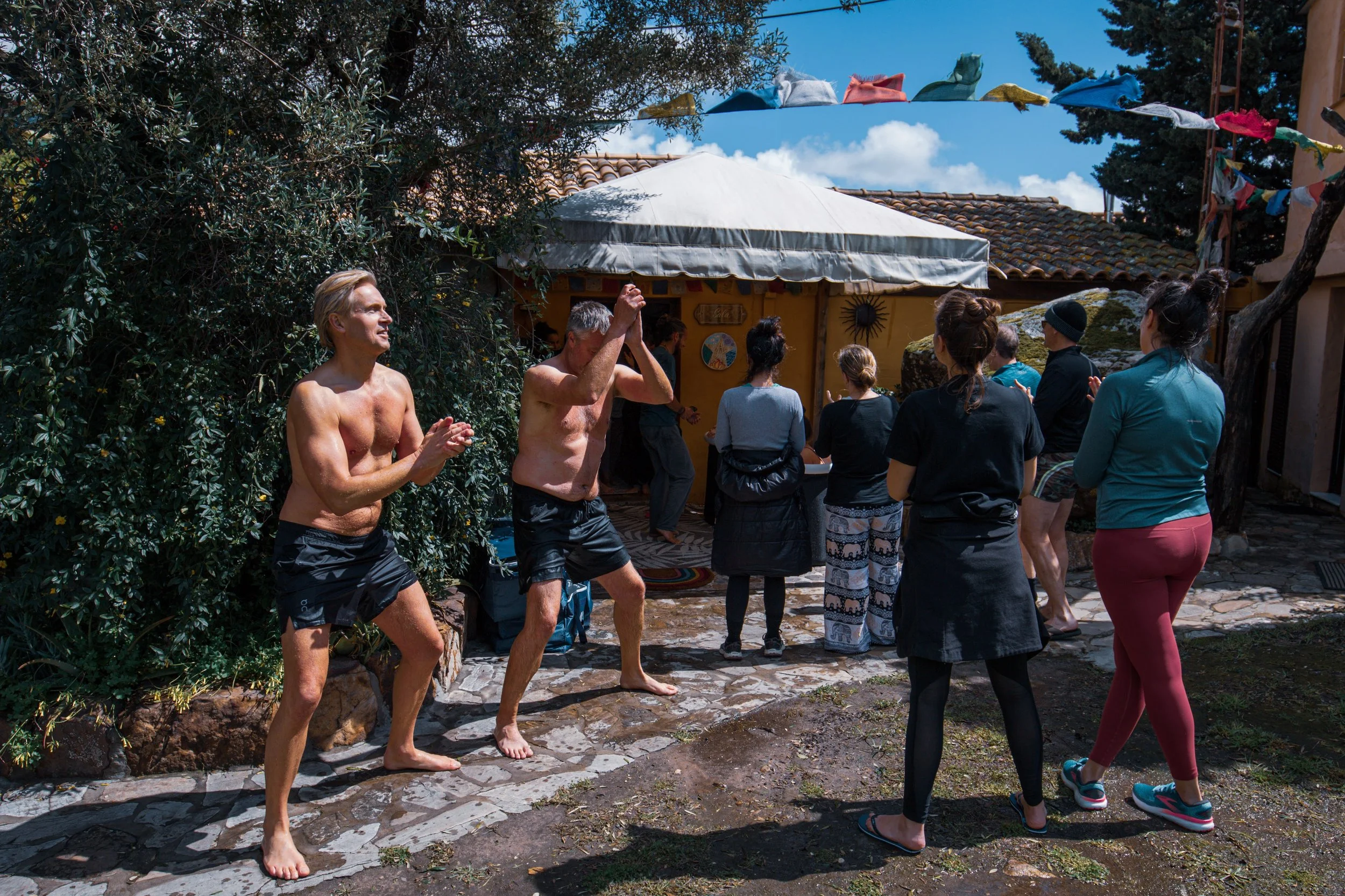Ice Bath Warm Up at Autumn Retreat in Bolonia Beach.jpg