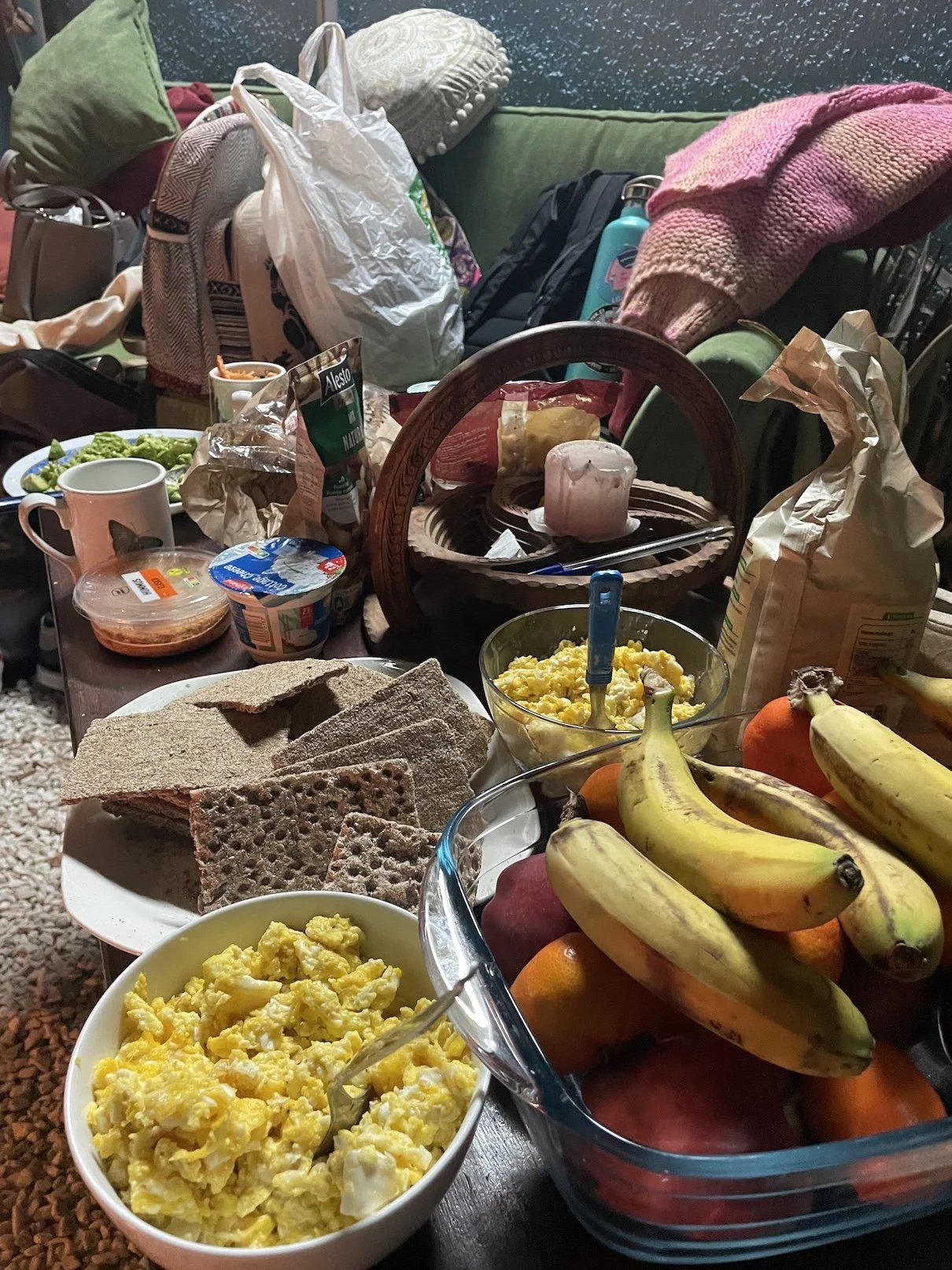 Nourishing food for the Sauna Squad at Jardin Amara.JPG