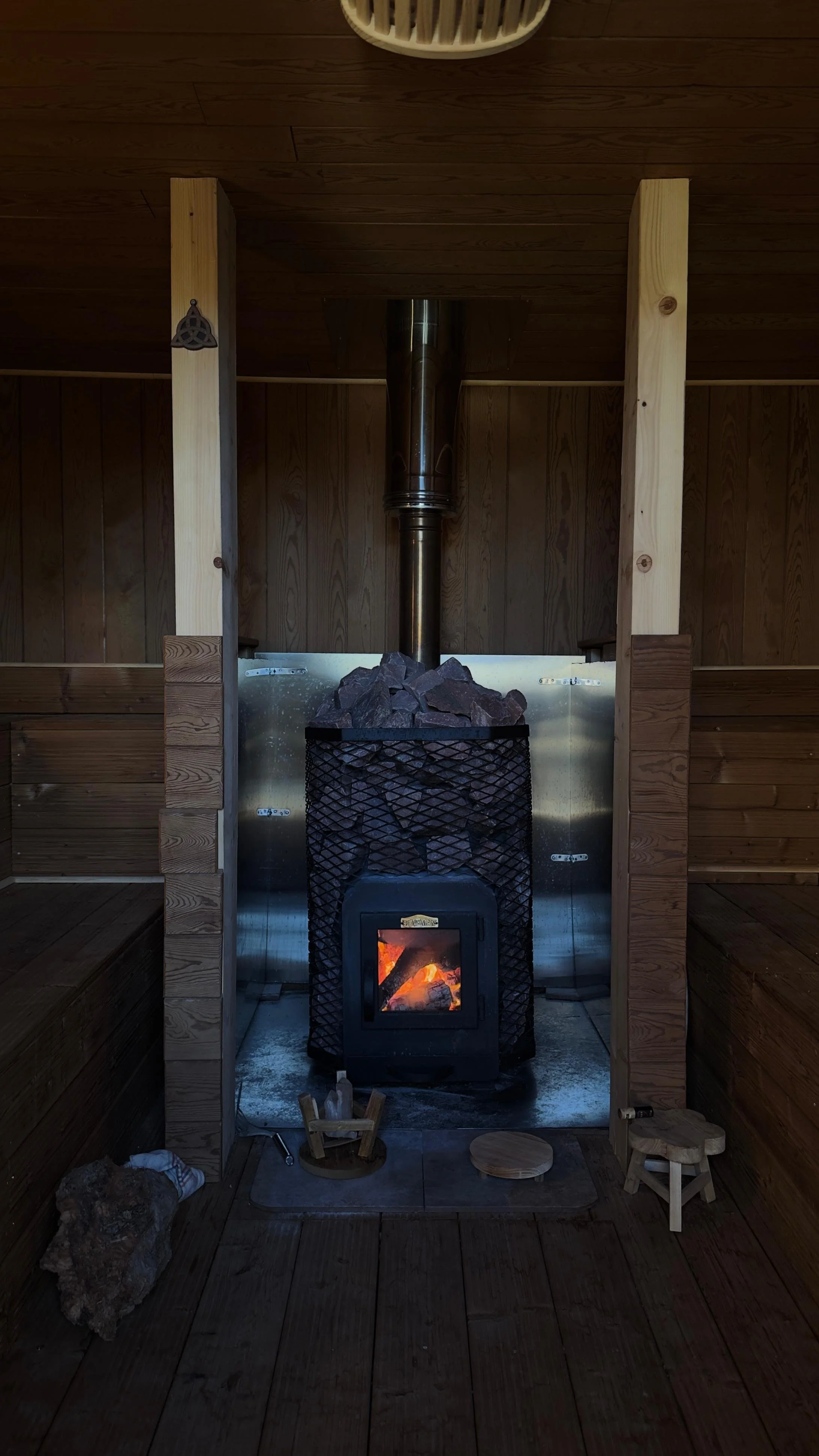 Sauna oven for the Sauna Squad at Jardin Amara.jpg