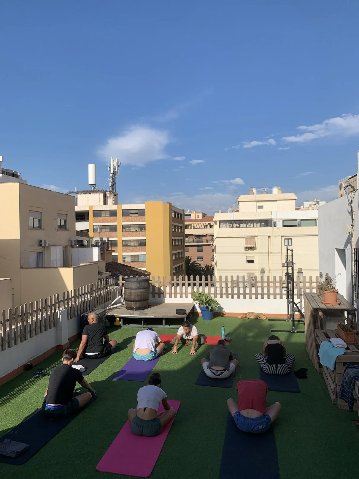 Forward bend at Rooftop Yoga.JPG