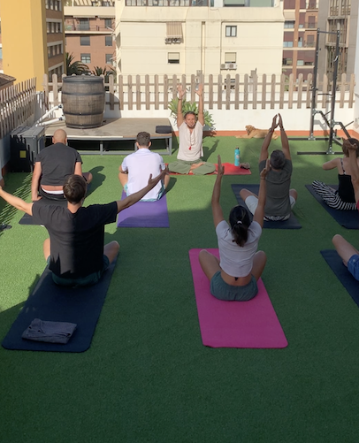 Sun on the terrace at Rooftop Yoga.png