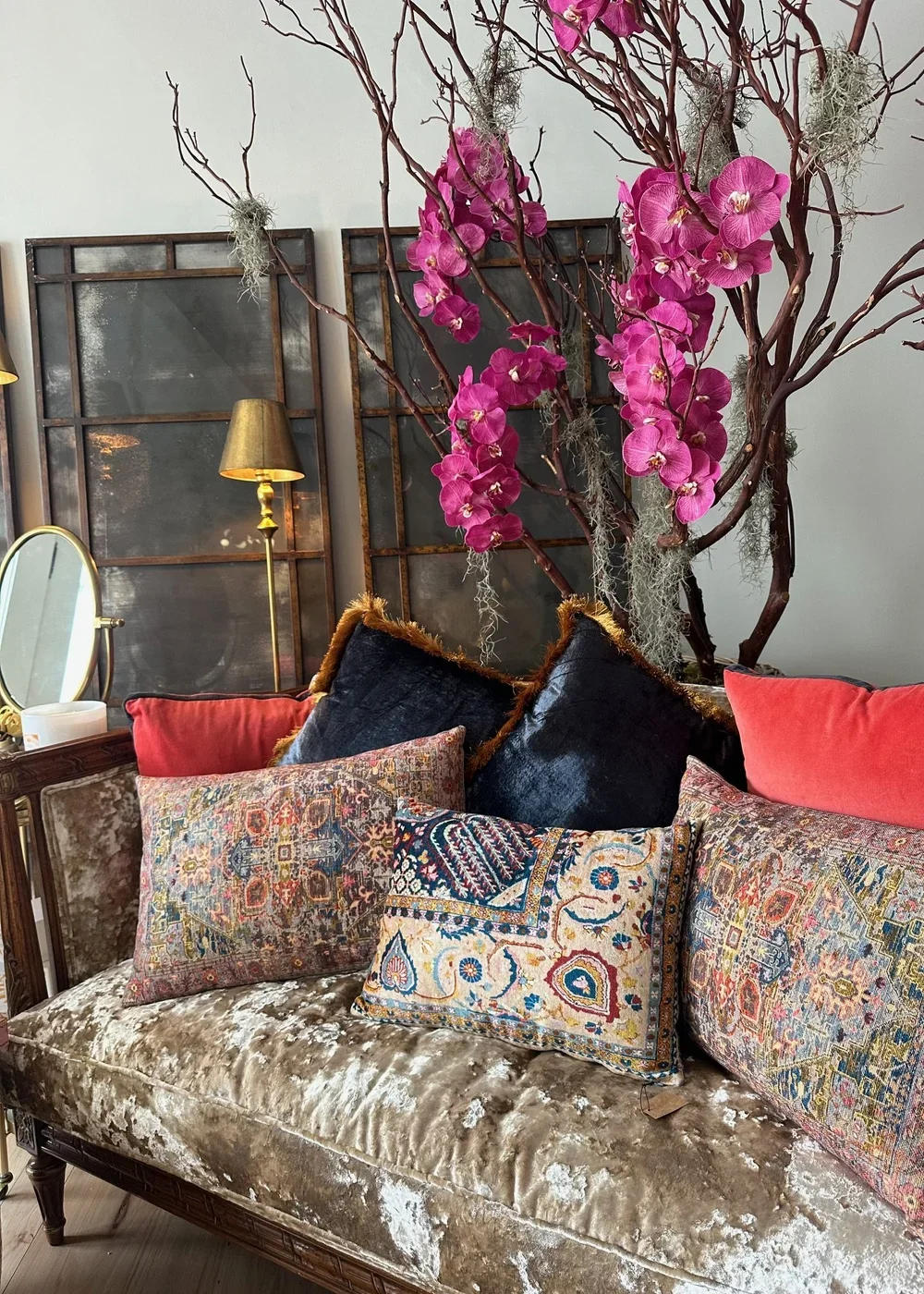 Coral & Navy Pillow Collection.webp