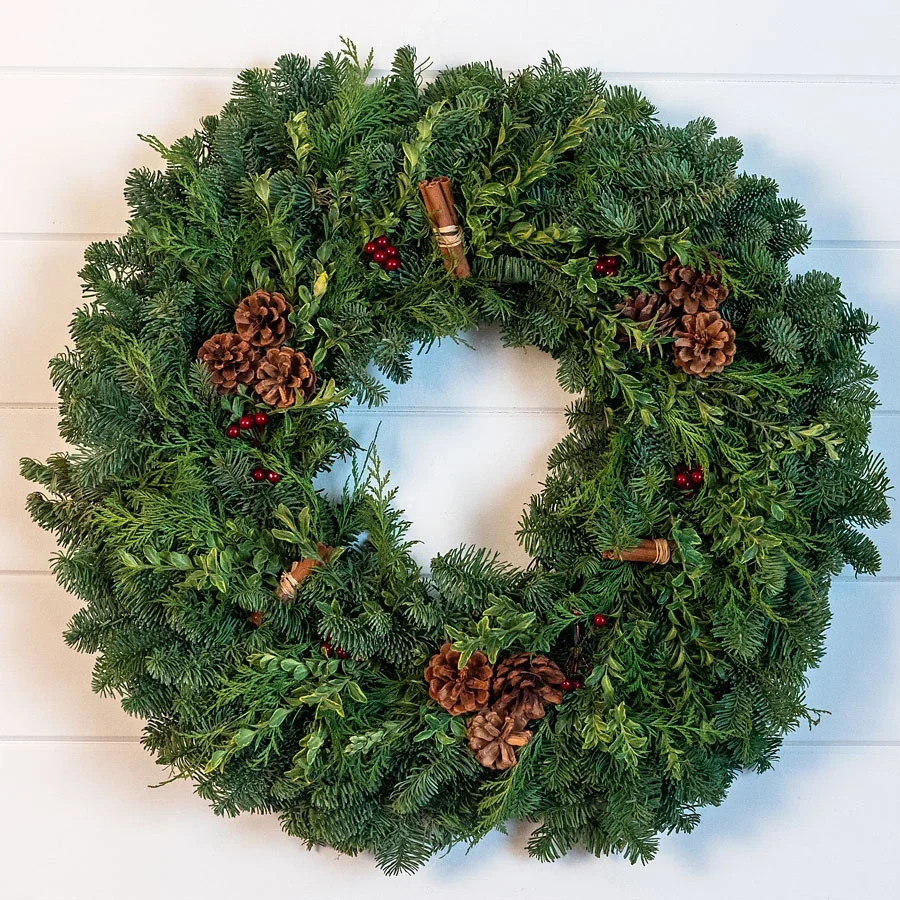 26" Cinnamon Spice Wreath
