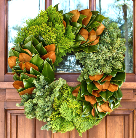 Evergreen Trio Wreath