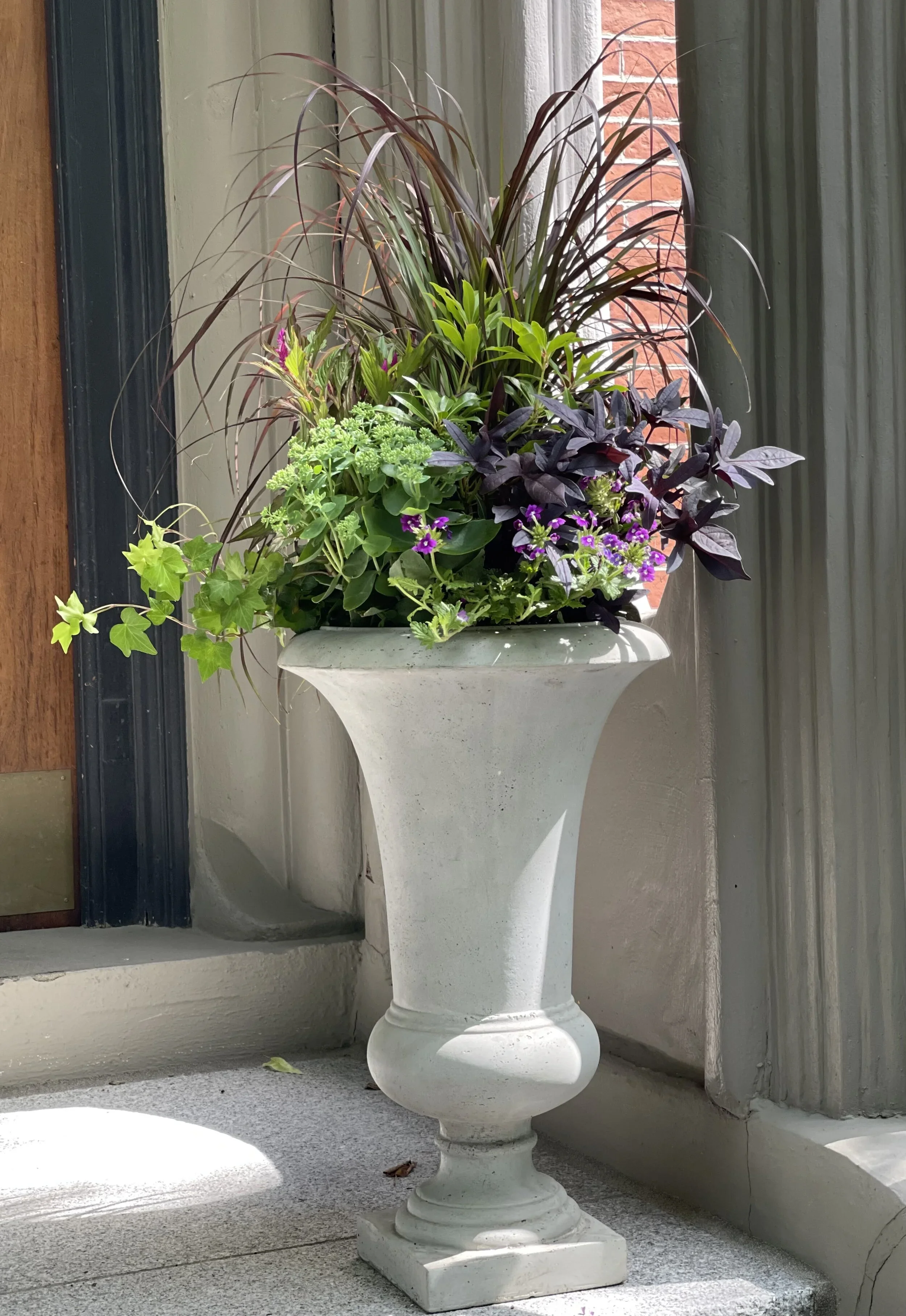 Late Summer Jewel Tone Urn Planting