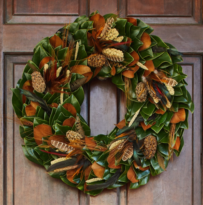 Pheasant Feather Wreath