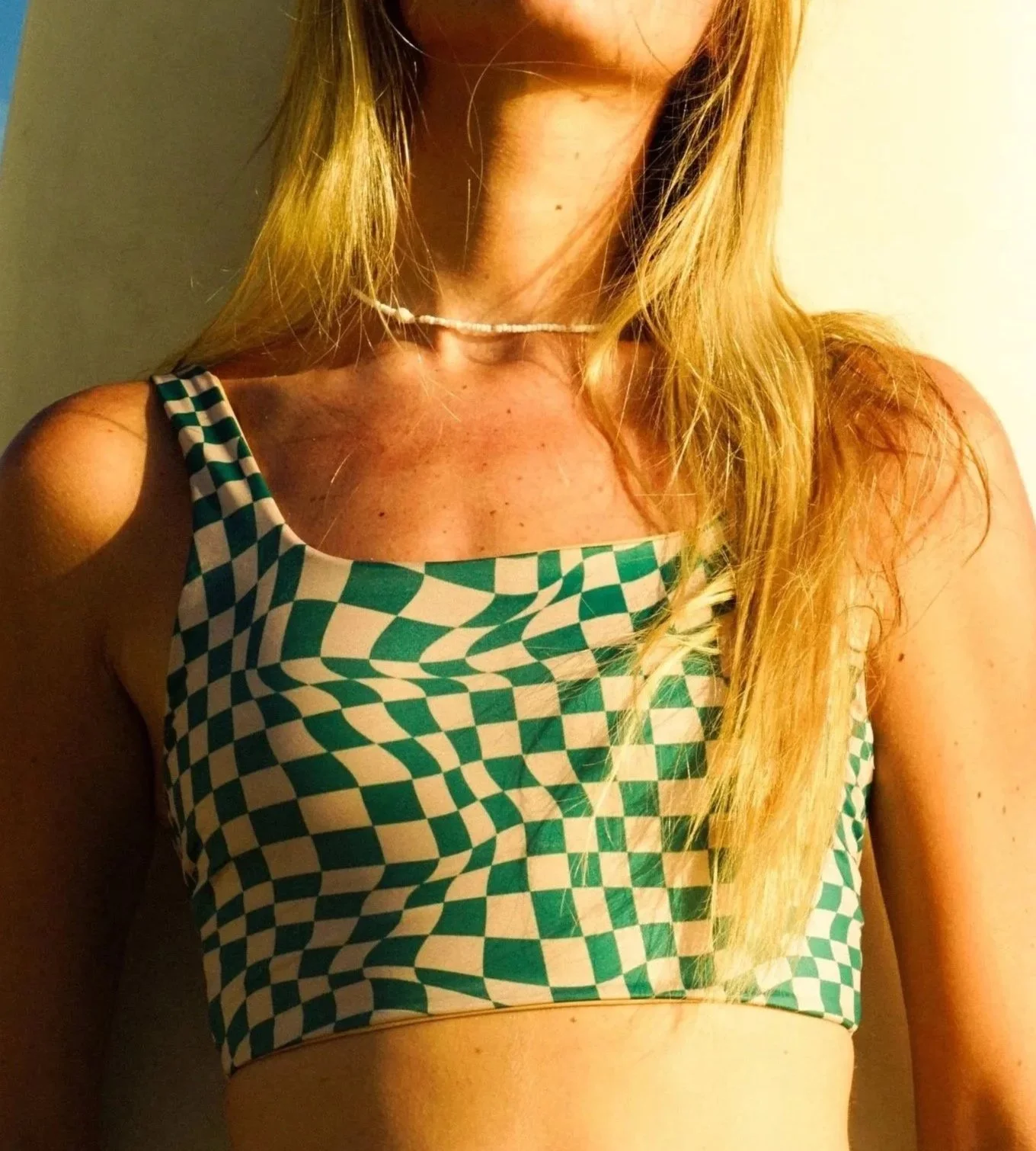 Top - Damier tropical