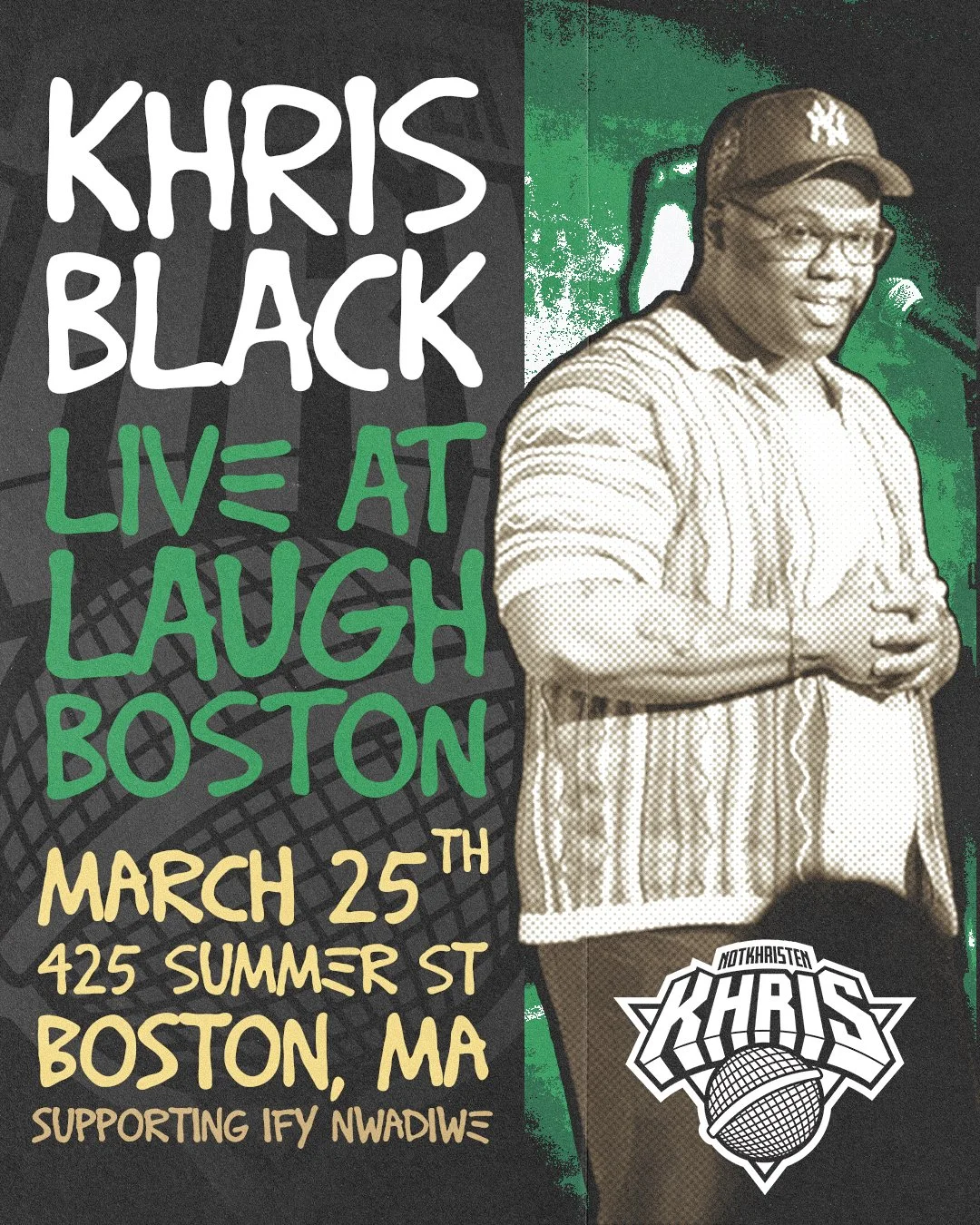 Khris Black at Laugh Boston (Boston, MA)