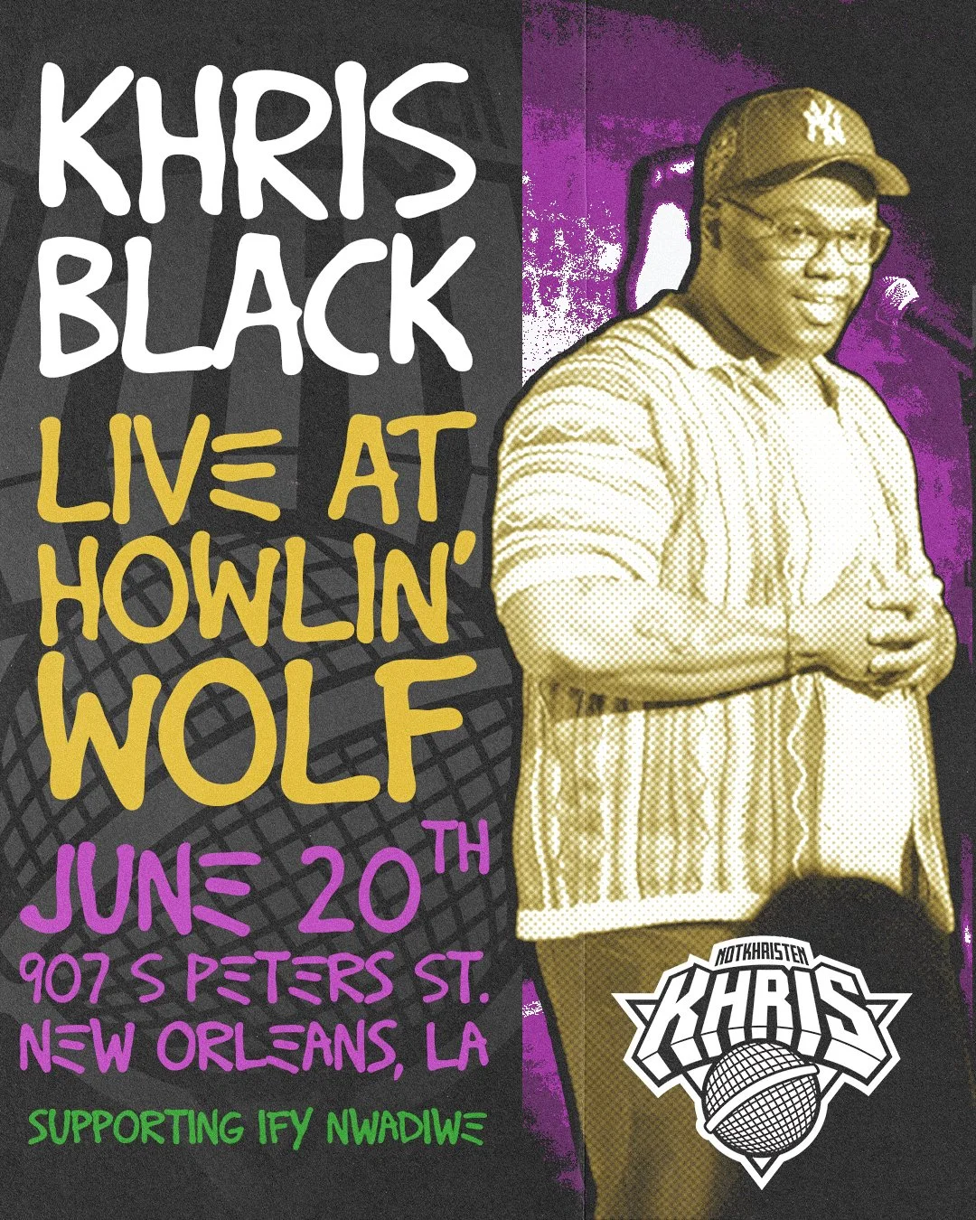 Khris Black at Howlin’ Wolf (New Orleans, LA)
