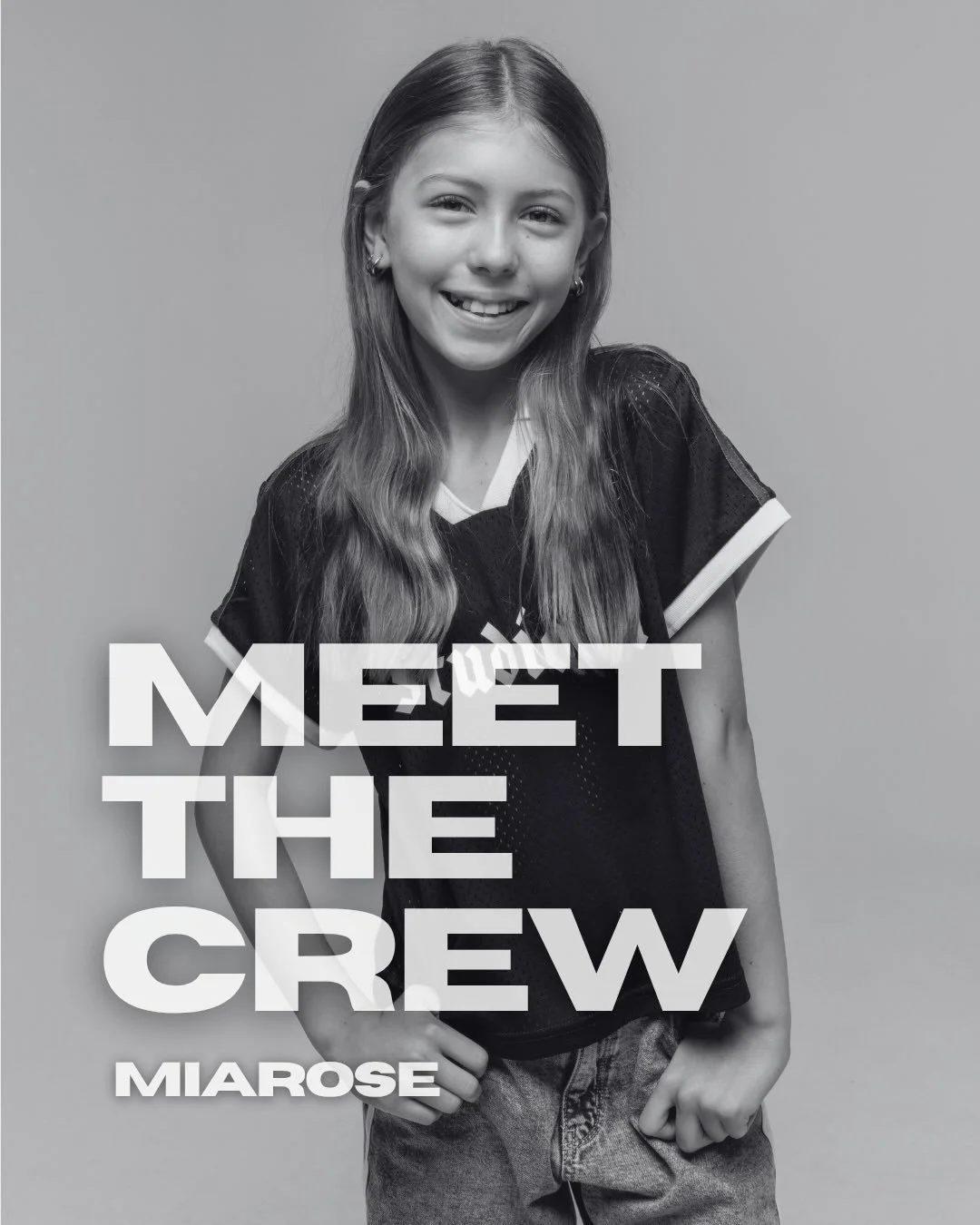 MEET THE CREW
EP 2: MIAROSE

Say hello to @miarose_matthews !

At just 13 years old, singing has always been a huge part of her life. Her vibe? Cool, confident and strong 💫

Swipe through to learn more about what music means to her, her dream duet p
