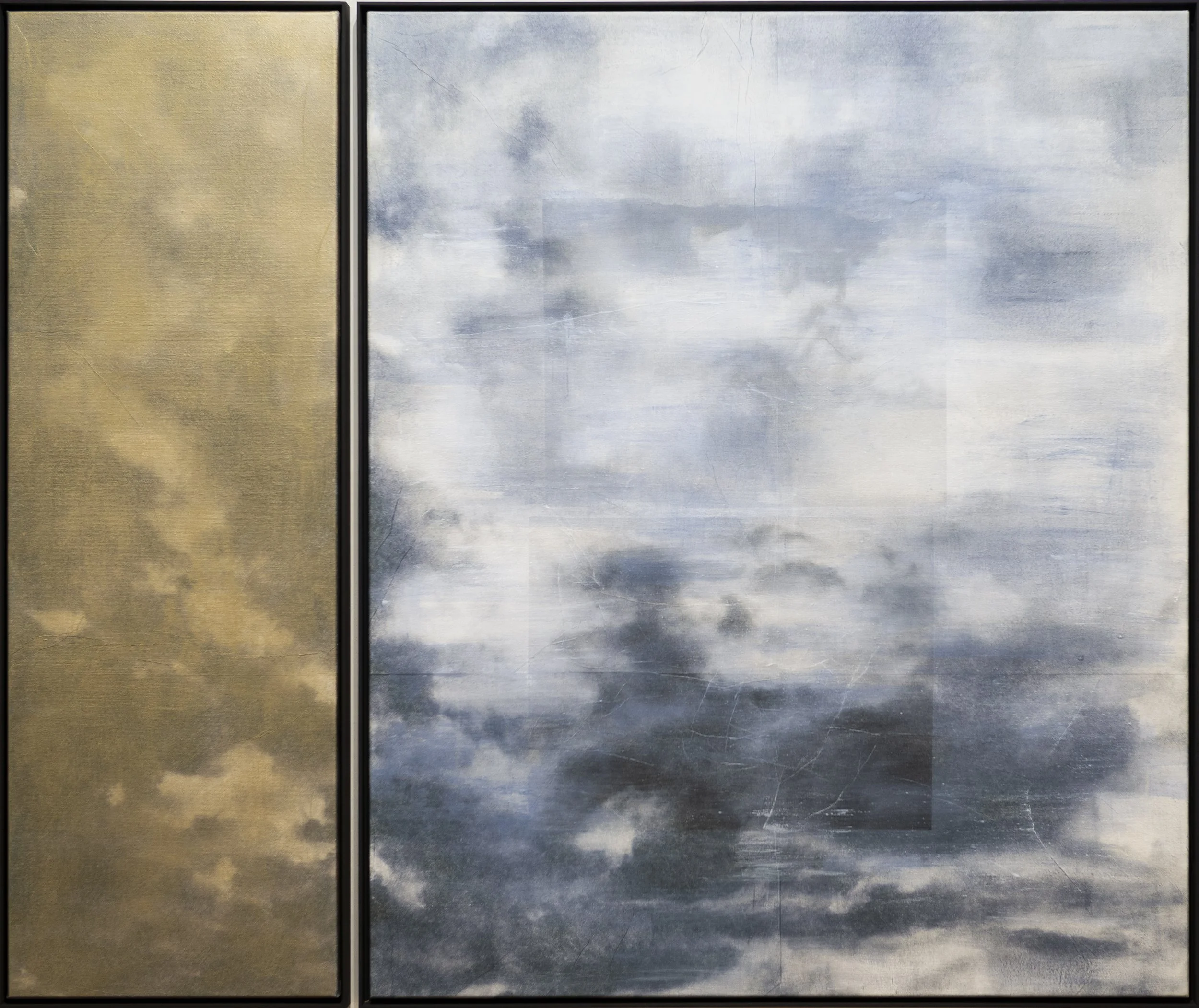Clouds #1 | Unique diptych | 120x140 cm