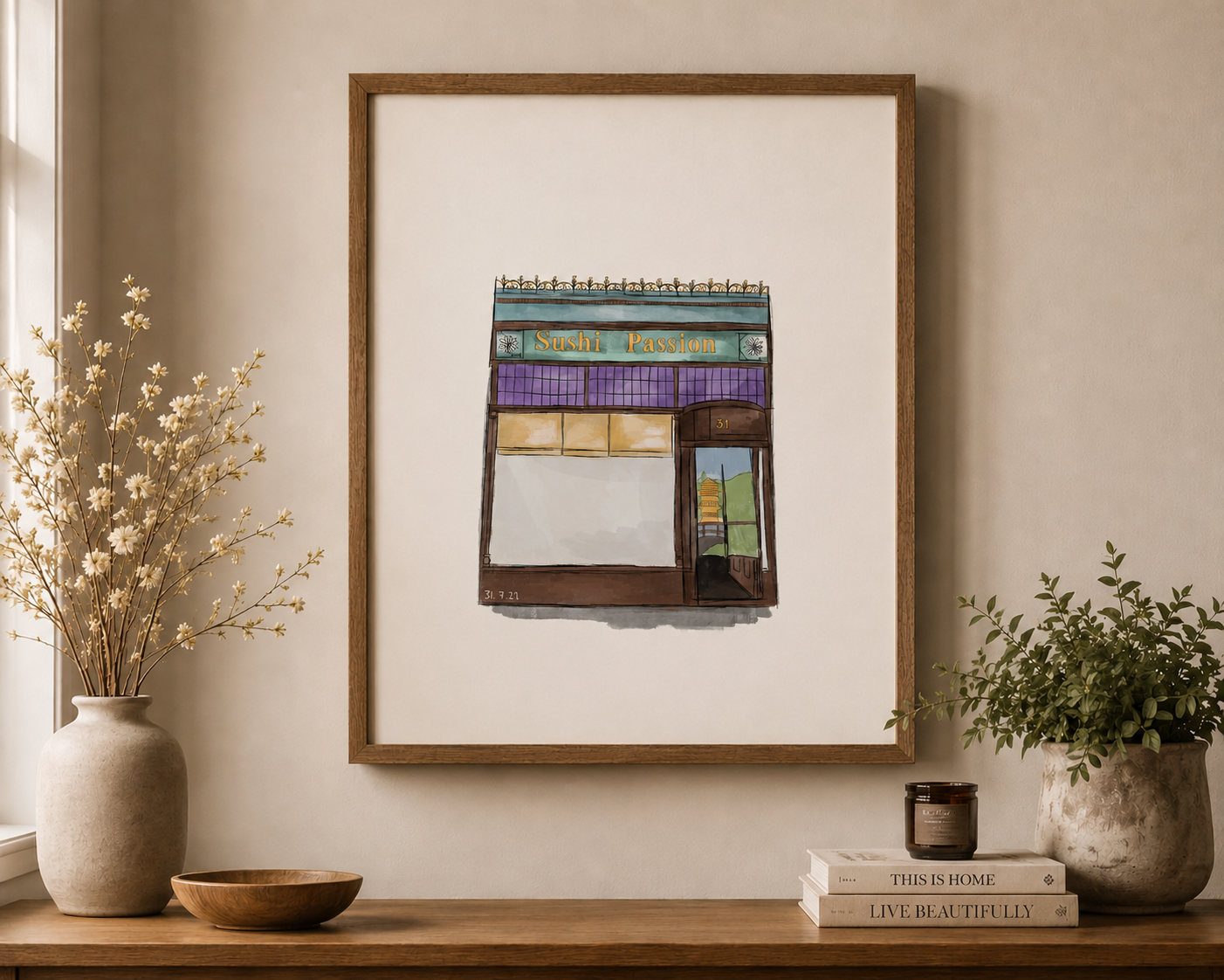First Date Venue Illustration