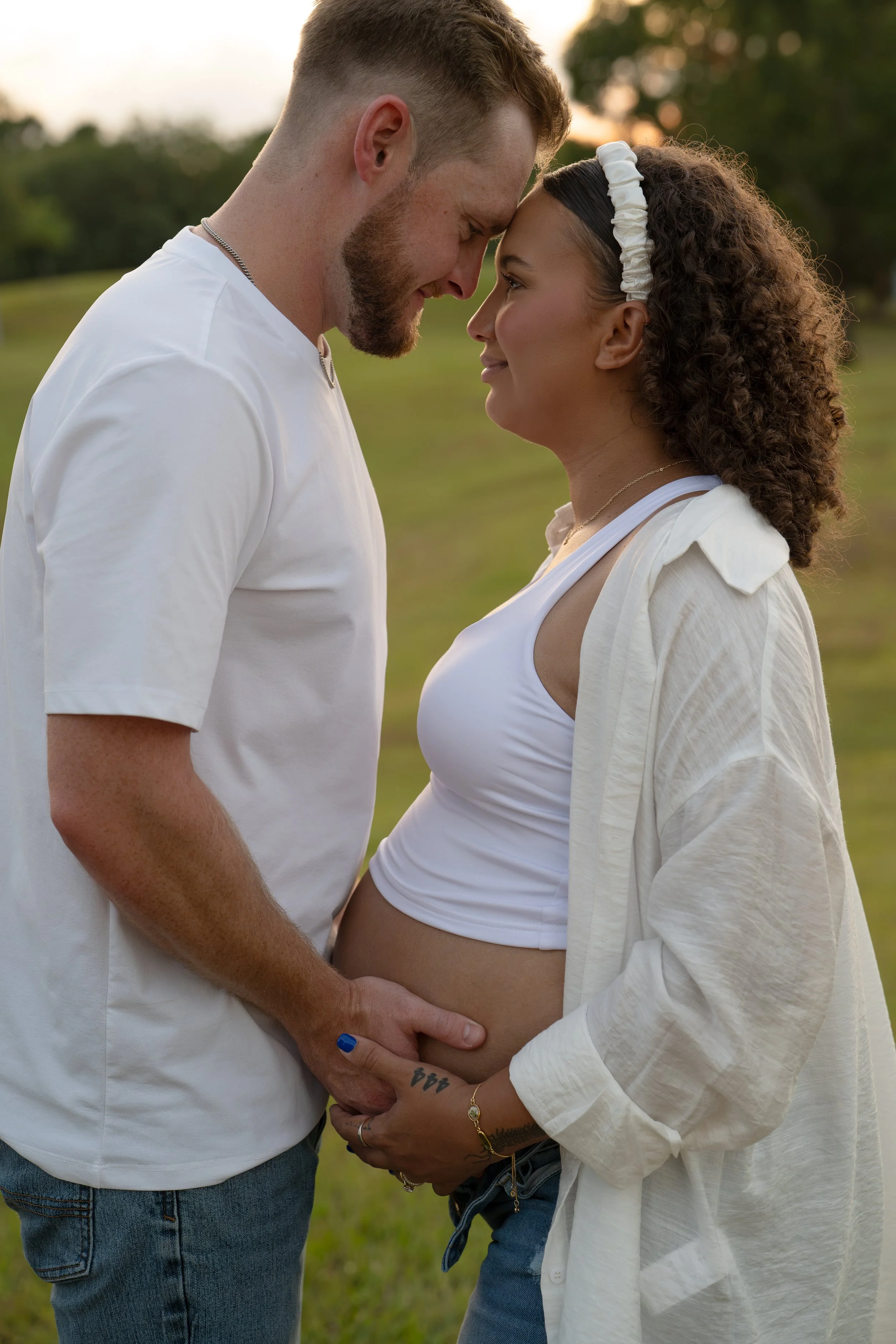 houston the woodlands family maternity session in nature