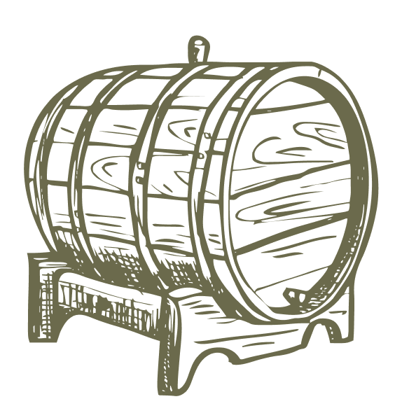 Aged in French oak barrels