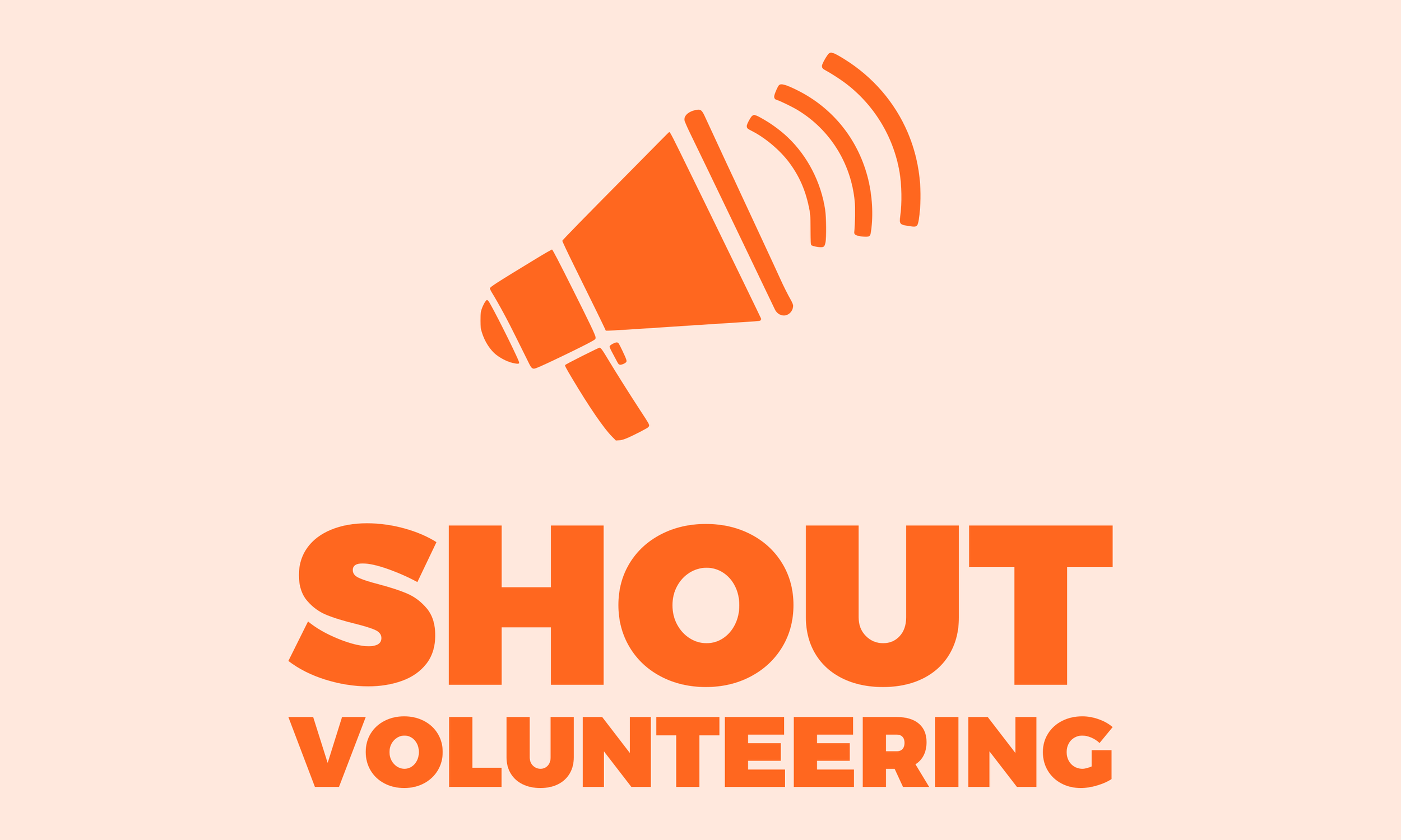 Shout Volunteering Logo Orange
