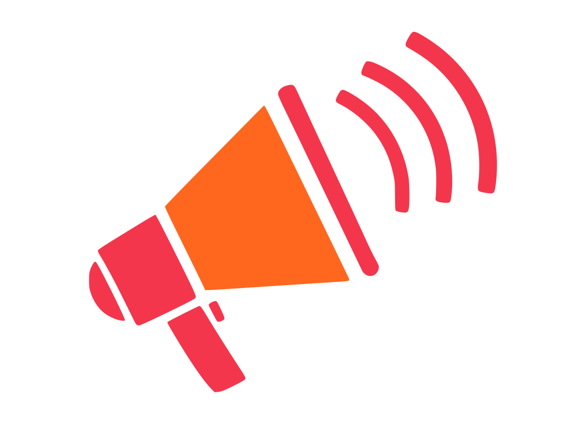 TRANSPARENT Shout Volunteering Megaphone Icon