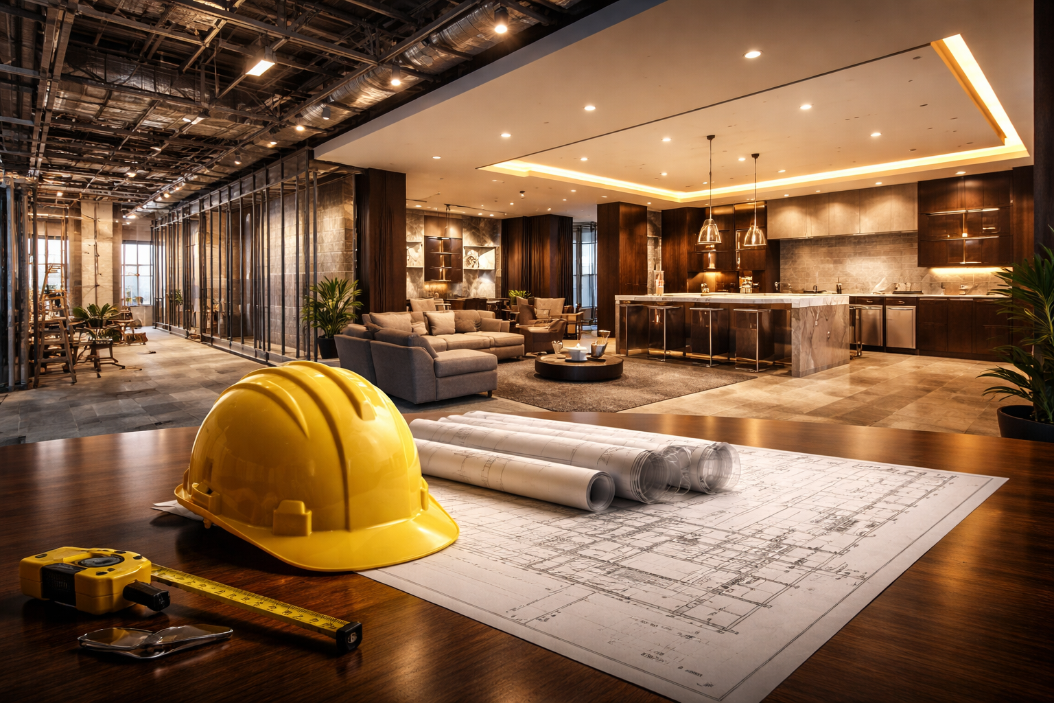 Luxury tenant improvement in Vancouver with modern design, premium finishes, and expert craftsmanship, transforming commercial spaces into high-end, functional environments tailored to business needs and long-term value.