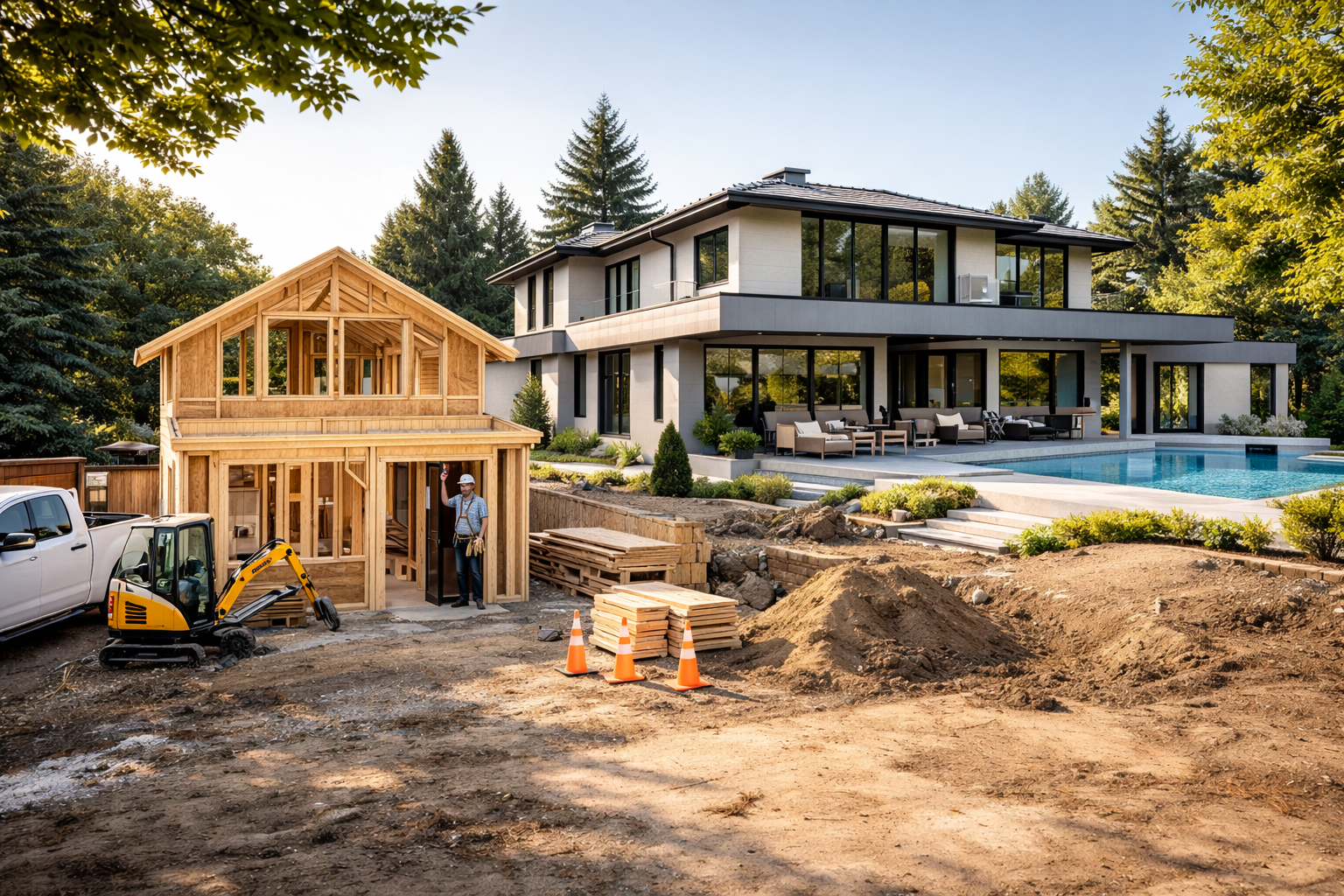 Laneway house and coach house construction in Vancouver for residential property expansion